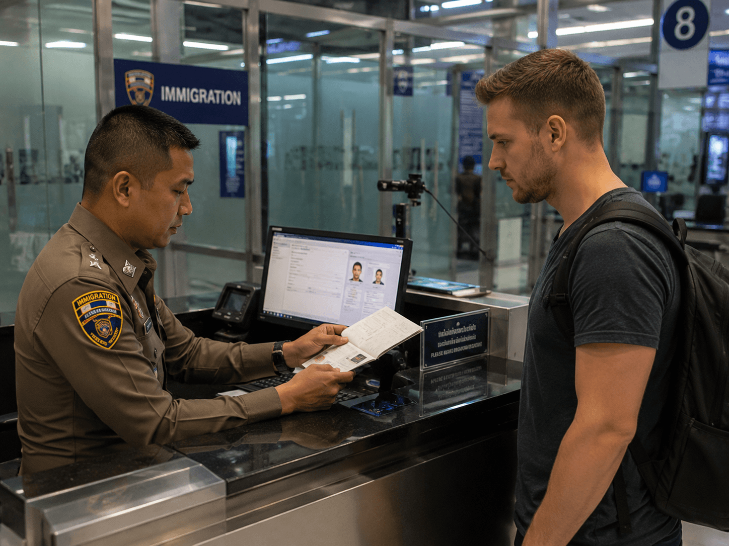 Smooth immigration check with TDAC QR code